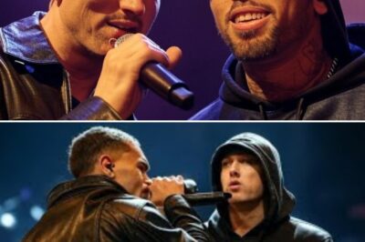 Chris Brown and Eminem have joined forces to drop “Broken Promises”, a scorching duet that blends Brown’s silken vocals with Eminem’s razor-sharp lyricism in ways nobody could have predicted. This isn’t just another collaboration – it’s a full-scale genre revolution that’s already being hailed as the most important musical partnership since Jay-Z and Linkin Park’s Collision Course.