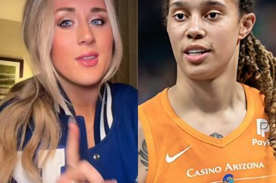 Riley Gaines laid into Brittney Griner for kneeling during the National Anthem. “You don’t have to sing or anything, but you need to show some respect for the country that saved you from a Russian Gulag”