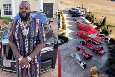 Rick Ross doesn’t have a driver’s license yet, but he nevertheless bought more than 100 supercars to display his fortune