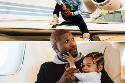 Usher spent money on a private plane to take his beloved daughter on a trip around the world