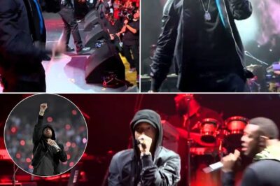 Eminem and Dr. Dre lighting up LA with California Love, My Name Is, and Forgot About Dre at Beats Music—this is hip-hop history in HD! From 2Pac’s West Coast vibes to Em’s Slim Shady fire, these two legends tore the stage apart with pure energy. Wanna relive the moment that had the crowd losing it?…