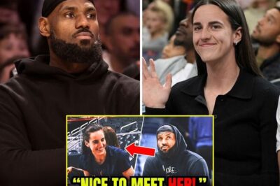 Caitlin Clark FINALLY MEETS LeBron James And His Reaction Says It All!