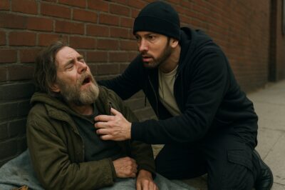 Homeless Man Left to Die—Until Eminem Steps In! The Shocking Twist Will Leave You Speechless!