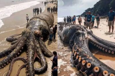 HOT: THE KRAKEN EMERGES IN INDONESIA a giant octopus is viral on social networks. Will it be REAL?