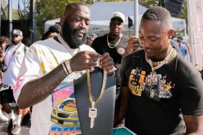 The lucky fan who wins Rick Ross’ car giveaway sweepstakes will get to drive a magnificent classic wrapped in stunning gold!