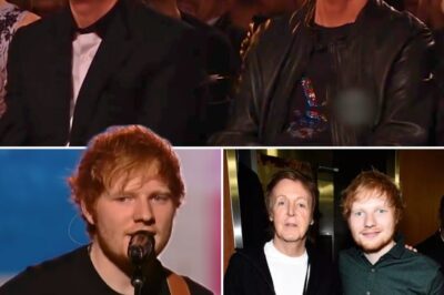 Paul McCartney And Ringo Starr Are Speechless As They Are Honored By Ed Sheeran Beatles Cover