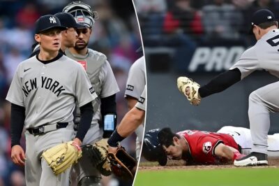 Yankees undone by sloppy sixth inning in second straight loss to Guardians