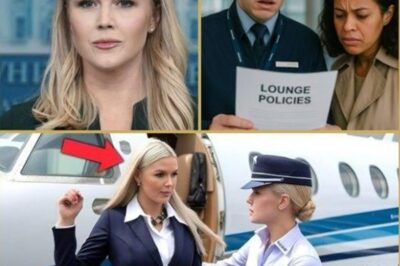 “Karoline Leavitt Blocked at the VIP Lounge Entrance – One Staff Member Dared to Do This to Her, and Her Unexpected Reaction Caused Chaos in the Terminal. What Happened Behind the Scenes Will Shock You.”!