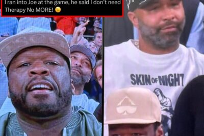 50 Cent ran into Joe Budden at the Knicks game