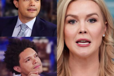 25 MINUTES AGO: THIS JUST HAPPENED!!! Trevor Noah STORMS OFF After Karoline Leavitt EXPOSES His Secrets LIVE ON AIR – The Sh.o.cking Moment You Won’t Believe! In an unforgettable live TV moment, Trevor Noah stormed off the set after Karoline Leavitt dropped a bombshell, exposing his hidden secrets in front of millions.