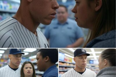 BREAKING: Rude woman insults supermarket employee with Down syndrome – New York Yankees star Aaron Judge steps in and teaches her a lesson she’ll never forget, leaving fans touched by his priceless gift to the employee..!