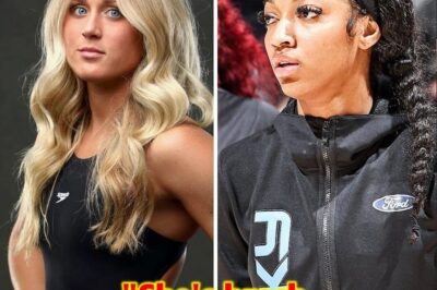 “Riley Gaines Continues to Criticize Angel Reese After Controversial Ejection: Accuses Her of Arrogance, Unprofessionalism, and Envy” (video)