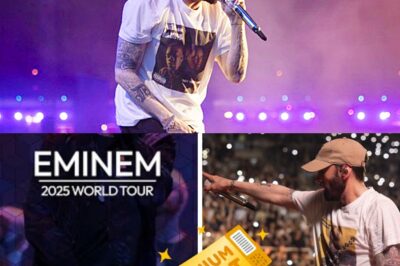 In less than 6 months, Eminem will kick off his World Tour 2025 – Extremely surprising things about this tour will surprise you!