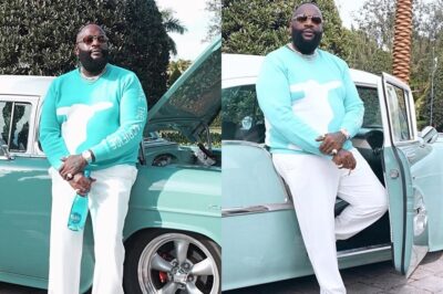Rick Ross purchased his child 18 green supercars for his 18th birthday
