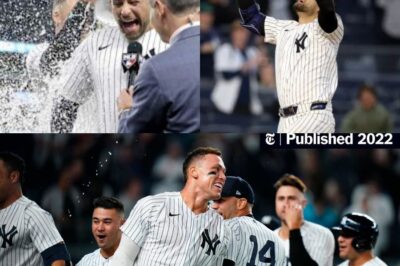Yankees’ J.C. Escarra gets ice bath from Aaron Judge after walk-off vs. Padres