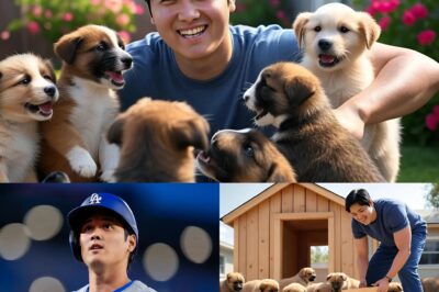 Act of love goes viral: Shohei Ohtani announces he will invest $23 million to build a “paradise” dedicated to rescuing stray dogs, promising love and homes to thousands of abandoned puppies…
