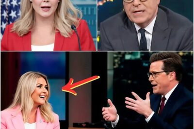 Stephen Colbert’s Brutal Attack on Karoline Leavitt Turns Into an Epic Disaster – Was He Out of Line? You Won’t Believe What Happened Next