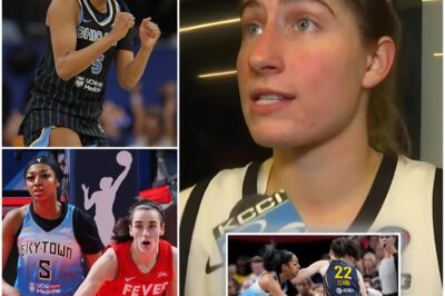 BREAKING: Kate Martin caused a stir on social media when she demanded that the WNBA organizing committee check the VAR and ban Angel Reese from playing due to her unsportsmanlike act of punching Caitlin Clark in the head. “We must eliminate the dirty elements to make the game cleaner.”