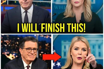 Stephen Colbert INSULTS Karoline Leavitt on Live TV–Her Response Leaves Audience Speechless!