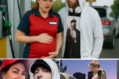 Eminem Sees a Pregnant Woman Struggling at a Gas Station—What He Did Next Will Shock You! In this heartwarming story, a pregnant woman struggles at a gas station when an unexpected hero steps in—Eminem himself! What he did next is truly unbelievable. This touching moment proves that greatness isn’t just about what you do in sports but also about the kindness you show to others.