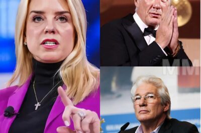 LIVE TV BACKFIRE: Richard Gere MOCKS Pam Bondi—Her SAVAGE Clapback Stuns the Studio, He Was Left Speechless!