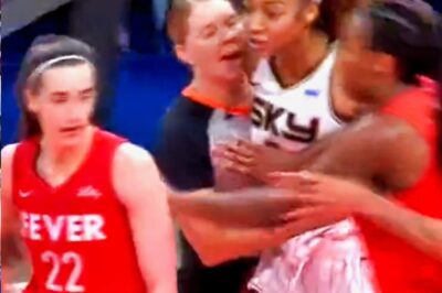 VIDEO: Angel Reese Was About To Knock Out Caitlin Clark After Dirty Foul Knocked Her To The Floor