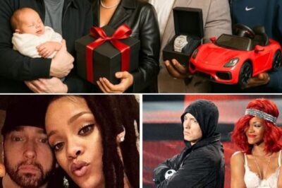 When showbiz legends like Rihanna, 50 Cent, and Snoop Dogg send luxury gifts to “Rap God’s” favorite grandson