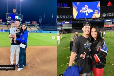 Tommy Edman’s wife Kristen highlights Dodgers star’s 3-run bomb that screams big slugger energy
