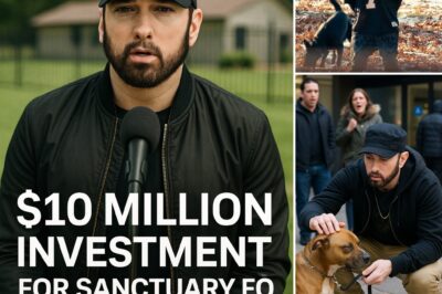 SOCIAL MEDIA SHOCKER: Eminem unexpectedly announces a $10 million investment to build a “paradise” for stray dog rescue – promising love and shelter for thousands of abandoned dogs! What drove “Slim Shady” to undertake this extraordinary act of compassion?