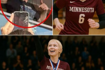 Eminem didn’t show up as Slim Shady. He showed up as Dad. In a quiet corner of a college gym, he sat unnoticed—just a proud father watching his daughter Stevie’s volleyball match. When she pointed him out after the win, he smiled and made a small gesture only she would understand. But the second students realized who he was, the place exploded. No spotlight, no bodyguards, no stage—just a legendary rapper melting into a sea of joy, proving that sometimes the biggest moments are the ones off the mic.