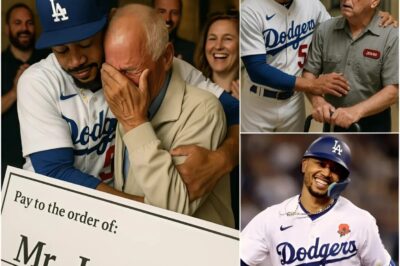 Mookie Betts Discovers His Old School Janitor Still Working at 75 Years Old and Surprises Everyone