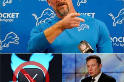 Following billionaire Elon Musk’s announcement on the X app that it would ban Detroit Lions players from using Tesla products, Dan Campbell has urged NFL fans to delete the X app to avoid seeing “shit” posts from Elon Musk, stating: “This app…”