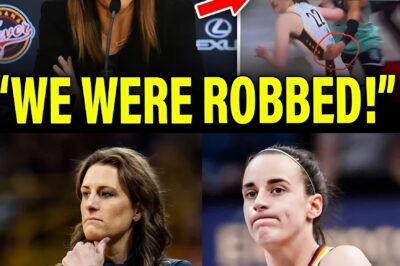 “Enough! We will NOT accept a tournament where justice is manipulated by DIRTY whistles!” – Coach White was outraged after the controversial match that saw Indiana Fever and Caitlin Clark ROBBED OF VICTORY by ridiculous, blatantly biased refereeing decisions.