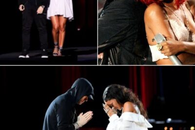 In a jaw-dropping twist no one saw coming, Eminem and Rihanna have reunited—not for a chart-topping hit or a fiery breakup anthem, but for something far deeper. To mark the 25th anniversary of The Marshall Mathers LP, they’ve dropped “I’m Not Alone,” a soul-stirring, worship-inspired anthem that’s shaking fans to their core.