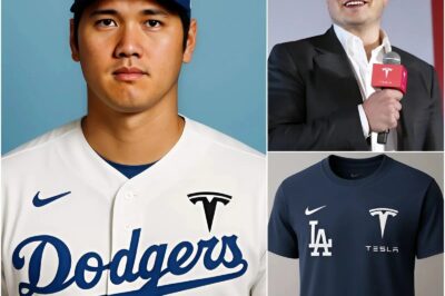 BREAKING: Shohei Ohtani refuses to advertise Elon Musk’s Tesla on his jersey! Shohei Ohtani gives a compelling reason for refusing, and threatens to reveal it will silence and scare Elon Musk…