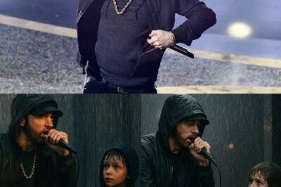 “He Rapped in the Rain Just for Him” — Eminem’s Secret Performance for a Ho/me’less Child Ends with a Mysterious Gift That Left Everyone in Sh0’ck