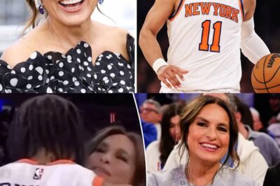 Mariska Hargitay Hugged Jalen Brunson on the Court After the New York Knicks Game