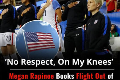 ‘No Respect, On My Knees’ – Megan Rapinoe Books Flight Out of the US, Declares She Won’t Return