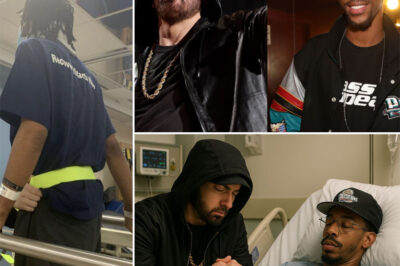 Eminem prays for Boldy James’s speedy recovery after a serious car accident. Although they are not close friends, the Detroit rapper spent two hours on a heartfelt gesture, knowing it might help uplift and restore James’s life. Respect!