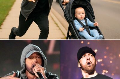Eminem Leaps Into Traffic to Save Baby in Runaway Stroller — What Happened Next Brought Detroit to Tears! It was just another peaceful day—until Eminem saw a stroller speeding down a hill toward a busy street. Without a second thought, the rap icon sprinted into danger, stopping traffic with his bare hands. But it wasn’t just the rescue that stunned onlookers — it was what Eminem did next that left an entire city emotional, speechless, and forever changed