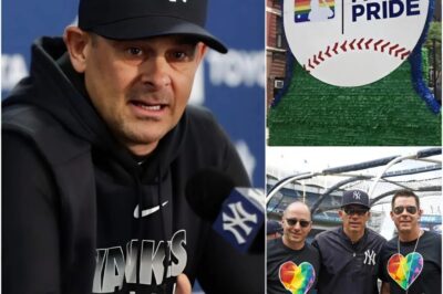 BREAKING: Aaron Boone says he will boycott anyone who doesn’t accept Pride Month in June—he says ‘WOKE’ is idealistic and deserves to be commemorated because…