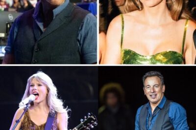 “We Danced Through The War, Through The Radio Silence, Through Motel Lights And Half-Written Songs…” The first words froze the arena—and millions listening at home. In a moment no one saw coming, Bruce Springsteen and Taylor Swift joined forces for Dancing Through Time —a once-in-a-generation ballad that felt almost too personal. Bruce’s gravelly wisdom collided with Taylor’s heartbreaking honesty, as if they were telling our stories of love lost, chances missed, and nights we still remember. The performance left grown men in tears, longtime fans speechless, and social media on fire. Some called it “the anthem for anyone who’s ever lived, loved, and let go.” This wasn’t just music—it was life itself, set to melody.
