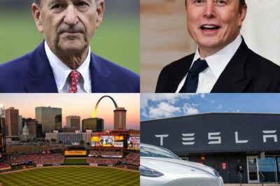 HOLY SHIT: St. Louis Cardinals Reject Elon Musk’s Tesla Ad at Busch Stadium for Huge Money! William O. DeWitt Jr. Gives Very Good Reason for Rejection, Keeping Elon Musk Silent…