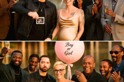 SHOCKING GENDER REVEAL AT EMINEM’S PRIVATE MANSION LEAVES FANS IN TEARS — DRAKE, J. COLE, AND DR. DRE JOIN THE EMOTION-PACKED NIGHT! Eminem just revealed the gender of his baby with ex-wife Kim Scott at a secret mansion gathering packed with rap royalty — J. Cole, 50 Cent, Snoop Dogg, and Kendrick Lamar were all there. But the moment that stole the night? A mysterious surprise gift from Dr. Dre, inspired by Tupac and said to be the most priceless thing in the world. One hidden detail from the celebration is now driving fans wild with emotion and theories… WATCH what really happened inside the mansion — and why fans are calling this Eminem’s most emotional reveal ever!