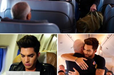 He Gave Up First Class Without Hesitation—But What Adam Lambert Did After That Left the Entire Plane in Tears. When The Veteran Finally Took His Seat, Passengers Thought That Was The End Of It—Until Lambert Quietly Pulled Out A Folded Letter From His Jacket, One He’d Carried Since His Grandfather’s Funeral. He Read It Aloud. It Was A Tribute—Not Just To One Man, But To Every Soldier Who’d Ever Served. The Cabin Fell Silent. Social Media Lit Up. And Suddenly, A Routine Flight Became A Floating Memorial In The Sky.