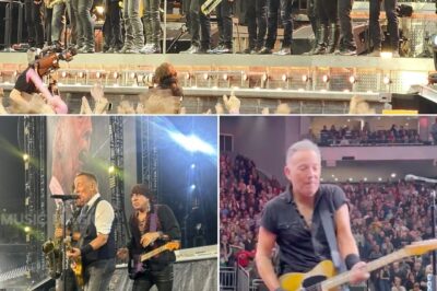 Bruce Springsteen Ignited The Night With A Curfew-Defying, Soul-Shaking Spectacle Alongside His “Heart-Stopping, Pants-Dropping, Hard-Rocking, Earth-Quaking, Viagra-Taking, Legendary” E Street Band — A Breathtaking Marathon Of Pure Rock Glory That Left The Stadium Trembling And Tens Of Thousands Of Fans Screaming For More. In A Performance Critics Are Already Calling One Of His Most Electrifying To Date, The Boss Proved Once Again That Age Can’t Touch Passion, And No Rulebook Can Contain A Legend. For Over Three Hours, Springsteen Bent Time, Broke Barriers, And Reminded Us All What A True Live Icon Looks Like.