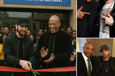 Eminem and Dr. Dre open a free music academy for Black youth in Detroit. An inspiring story of two hip-hop icons using their own money to build a free music training center, teaching songwriting, rapping, and recording to underprivileged teens. At the opening, Dr. Dre tearfully reveals what Eminem said to convince him to start the academy, praising the legendary rapper’s golden character