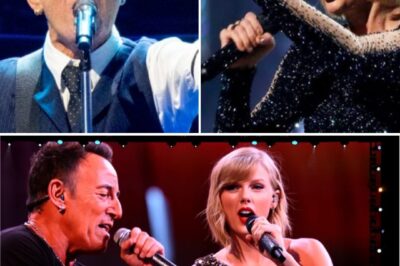 Bruce Stopped The Show. Then Taylor Walked Out… And The World Stood Still. In the middle of his sold-out concert, Bruce Springsteen dropped his guitar—and the truth. Seconds later, the crowd erupted as Taylor Swift appeared out of nowhere, stepping into the spotlight beside him. No warning. No intro. Just power. Then came the moment: a brand-new song, fierce and unapologetic, echoed through the arena like a battle cry. And when the screen behind them lit up with the words, “You know what this is about. So do they,” the audience froze — breathless. Whispers turned to roars. The Musicians Union quickly backed them. A secret EP is now rumored to be in the works… and insiders say it’s just the beginning.