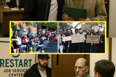SHOCKING: Eminem Launches ‘Restart’ Job Service Center in Detroit Amid Unemployment Crisis—You Won’t Believe What Happened When He Personally Interviewed One Applicant!