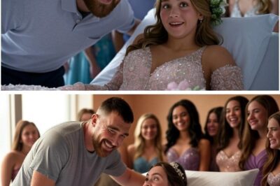Travis Kelce flew a cancer patient’s entire high school class to her bedside so she wouldn’t miss prom